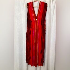 Zara Sheet Maxi Dress/ Beach Cover Up